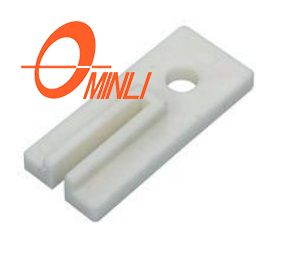 Weiße kundenspezifische PVC- und Nylonmaterialteile, Fensterzubehör (ML-HA022)