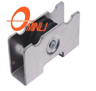 Vorhangzubehörhalterung aus Aluminiumlegierung mit Metallrollenlager (ML-GS025)