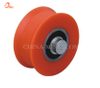 Orangefarbene Riemenscheibe mit Nylon-Lagerrad für Schiebefenster und Türrolle (ML-AT004)
