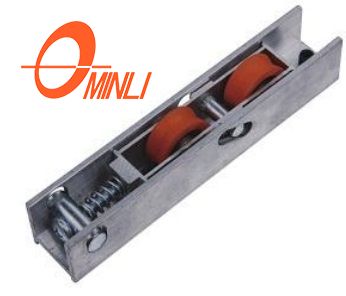 Großhandel Minli Color Kunststoff-Nylon-Lagerhalterung Riemenscheibenrolle mit Aluminiumgehäuse (ML-GD020)