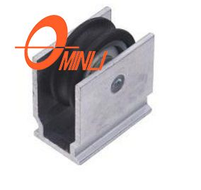 Rolamento PARA Janela Einzelrad-Aluminium-Halterungsrolle für Tür (ML-GS009)