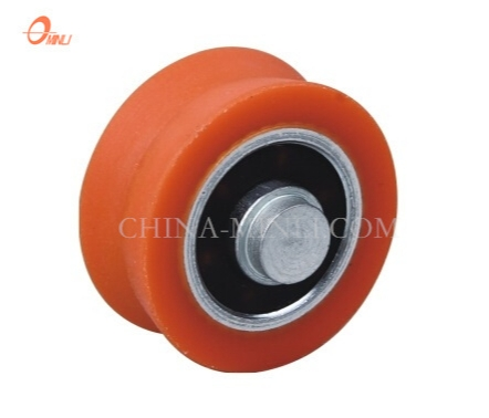 Orange hochwertige Lager-Nylon-Metallkomponenten-Gleitrolle (ML-AV036)